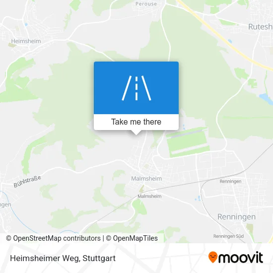 Карта Heimsheimer Weg