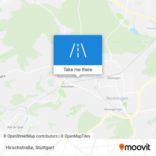 Карта Hirschstraße