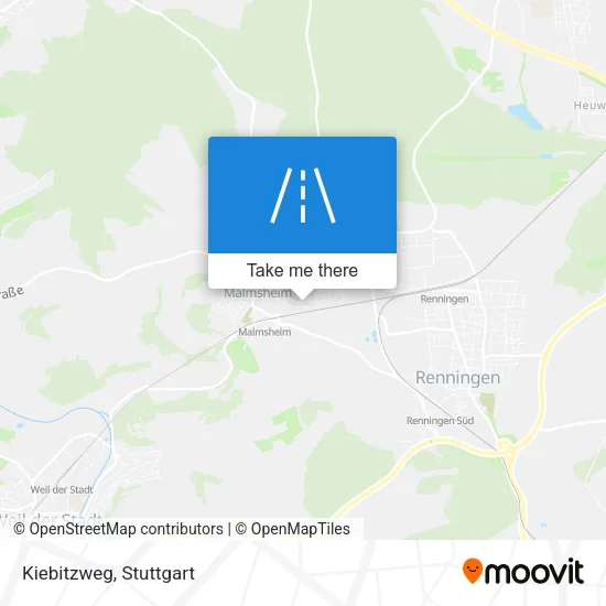 Карта Kiebitzweg