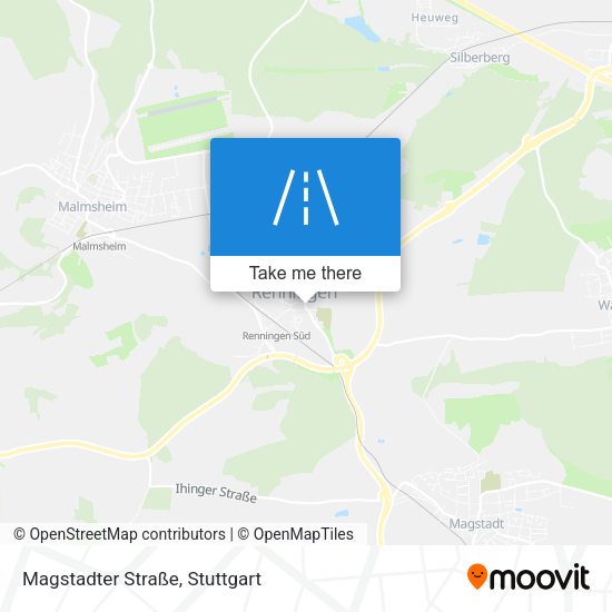Карта Magstadter Straße