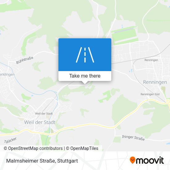Malmsheimer Straße map