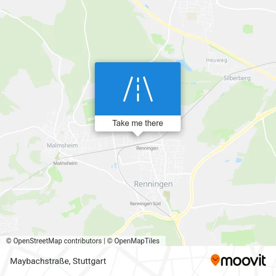 Карта Maybachstraße