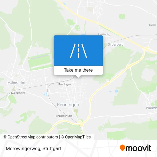 Карта Merowingerweg