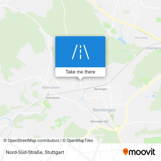 Nord-Süd-Straße map