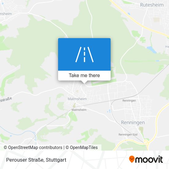 Perouser Straße map
