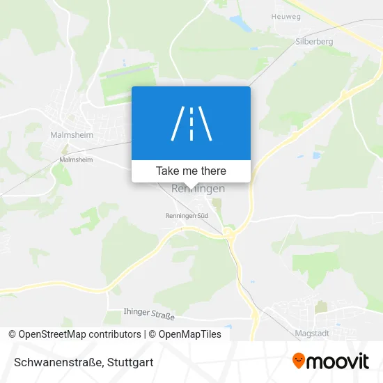 Карта Schwanenstraße