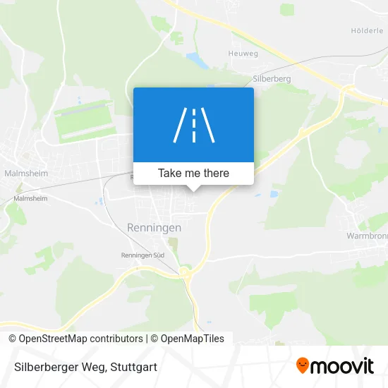 Карта Silberberger Weg