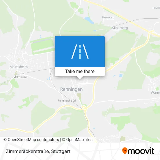 Карта Zimmeräckerstraße