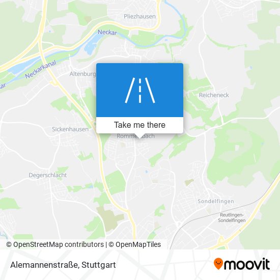 Alemannenstraße map