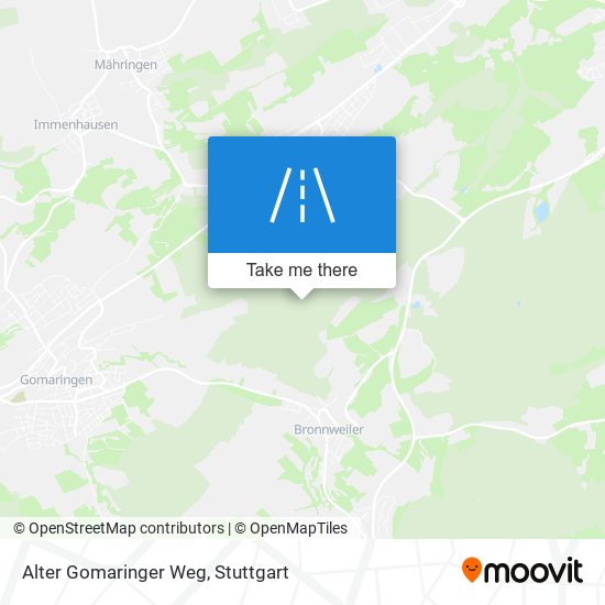 Карта Alter Gomaringer Weg
