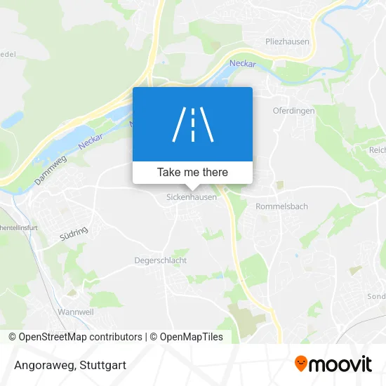 Карта Angoraweg