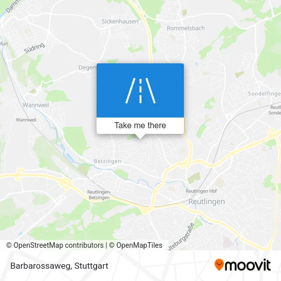 Карта Barbarossaweg