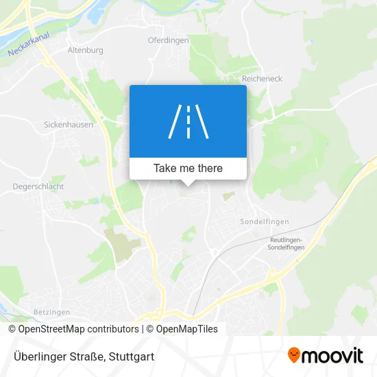 Карта Überlinger Straße