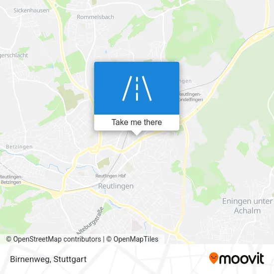 Birnenweg map