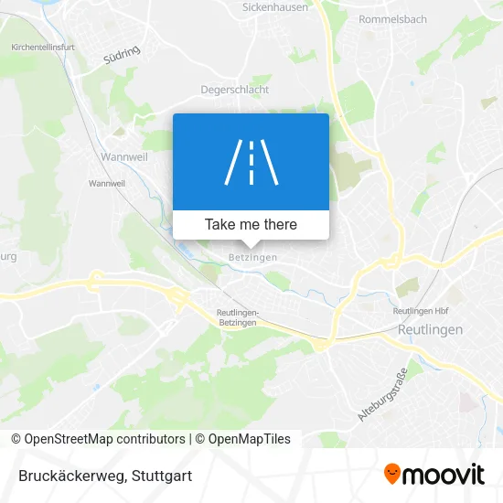 Карта Bruckäckerweg