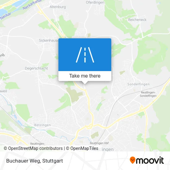 Карта Buchauer Weg