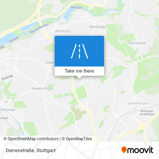 Карта Darrenstraße