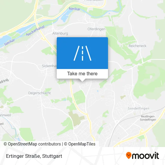 Карта Ertinger Straße
