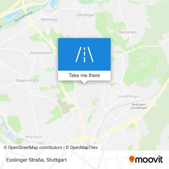 Карта Esslinger Straße