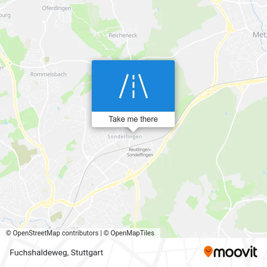 Карта Fuchshaldeweg
