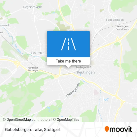 Gabelsbergerstraße map