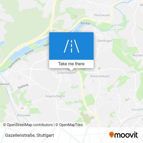 Gazellenstraße map