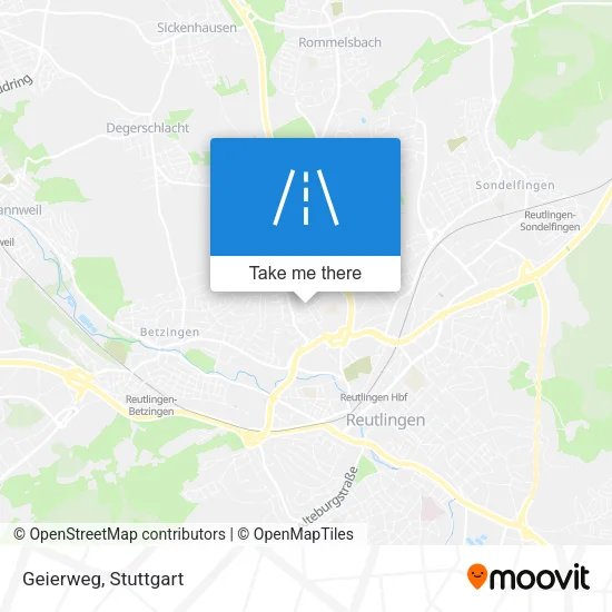 Карта Geierweg