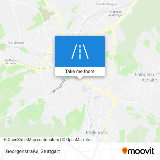 Карта Georgenstraße