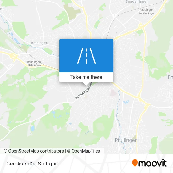 Карта Gerokstraße