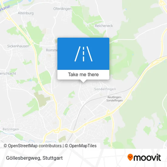 Карта Göllesbergweg