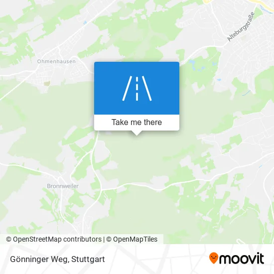 Gönninger Weg map