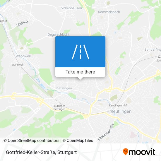 Gottfried-Keller-Straße map