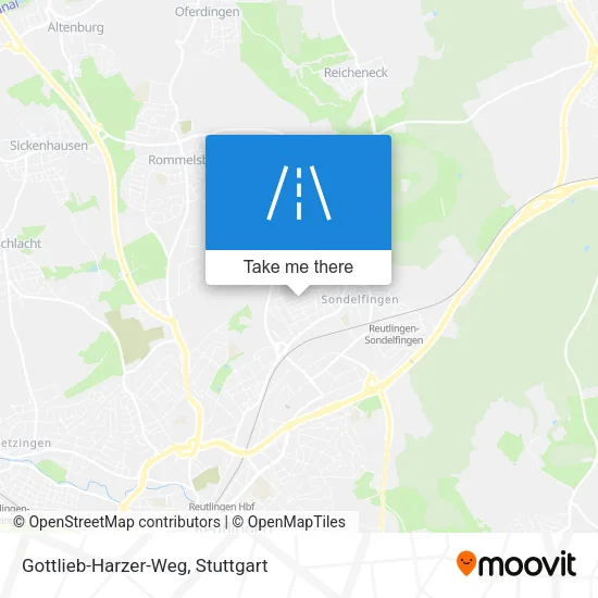 Карта Gottlieb-Harzer-Weg