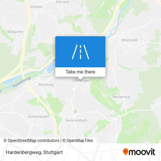Hardenbergweg map