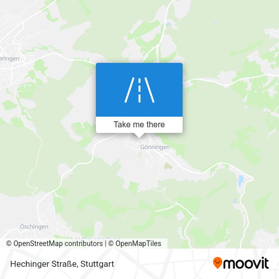 Hechinger Straße map