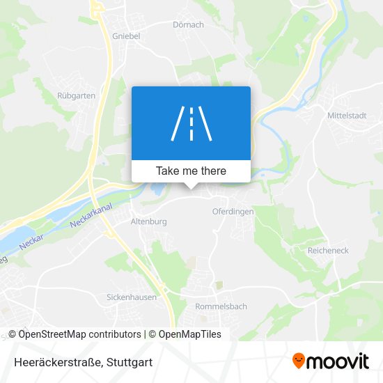 Heeräckerstraße map