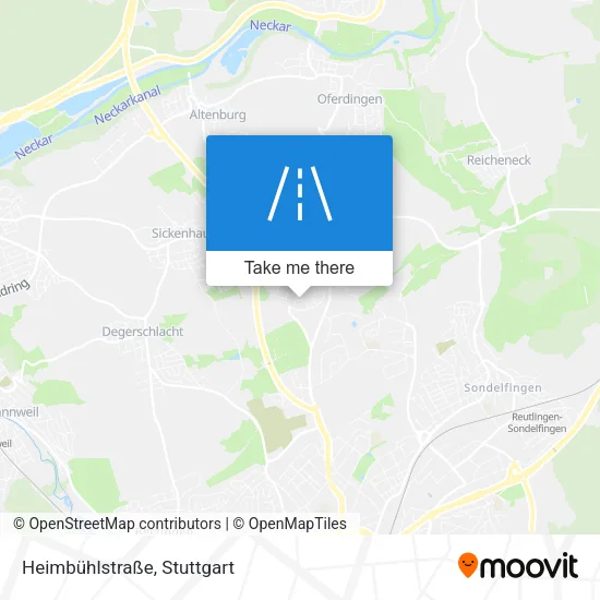 Карта Heimbühlstraße