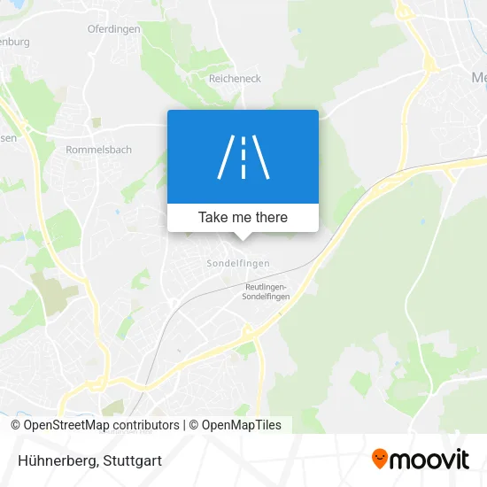 Карта Hühnerberg