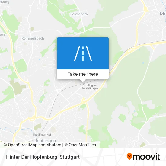 Карта Hinter Der Hopfenburg
