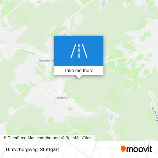 Карта Hinterburgweg