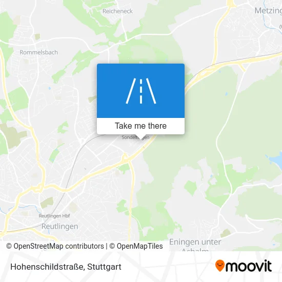 Карта Hohenschildstraße