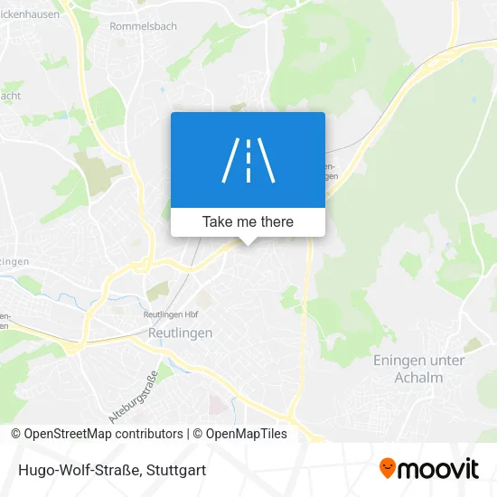 Карта Hugo-Wolf-Straße