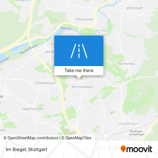 Карта Im Biegel