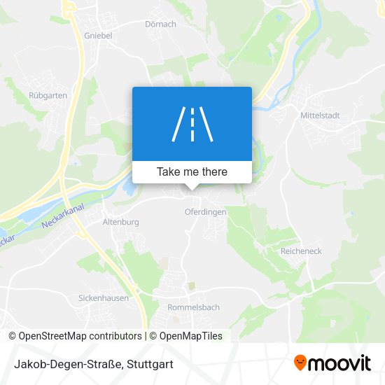 Jakob-Degen-Straße map
