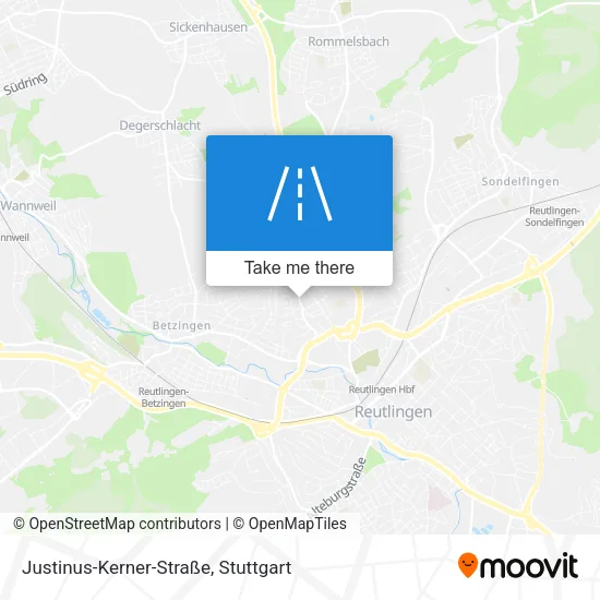 Карта Justinus-Kerner-Straße