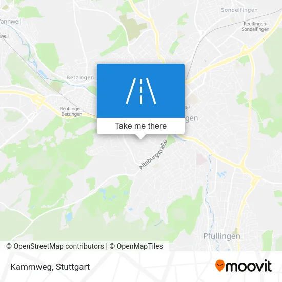 Карта Kammweg