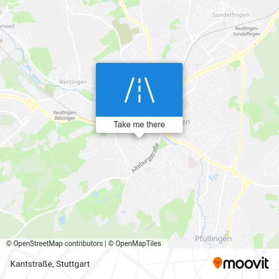 Карта Kantstraße