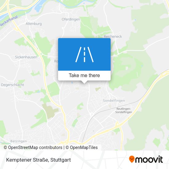 Kemptener Straße map