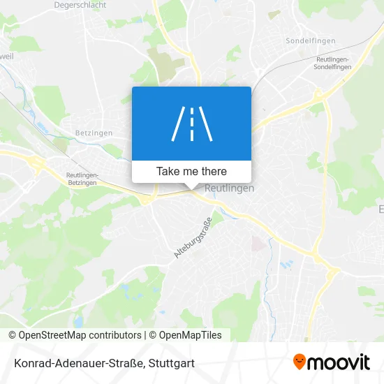 Карта Konrad-Adenauer-Straße