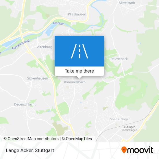 Lange Äcker map